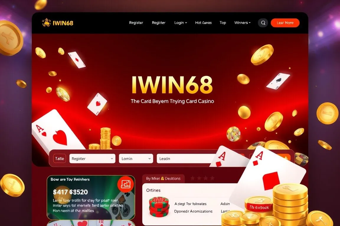 Giao diện cổng game IWIN68 Giao diện cổng game IWIN68